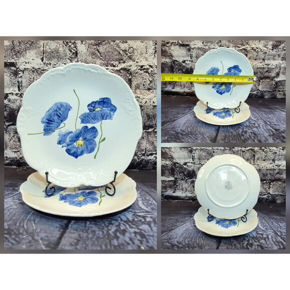 Vintage Set of 9 Hand Painted Underglaze San Cristoforo Richard Ginori - Picture 8 of 8